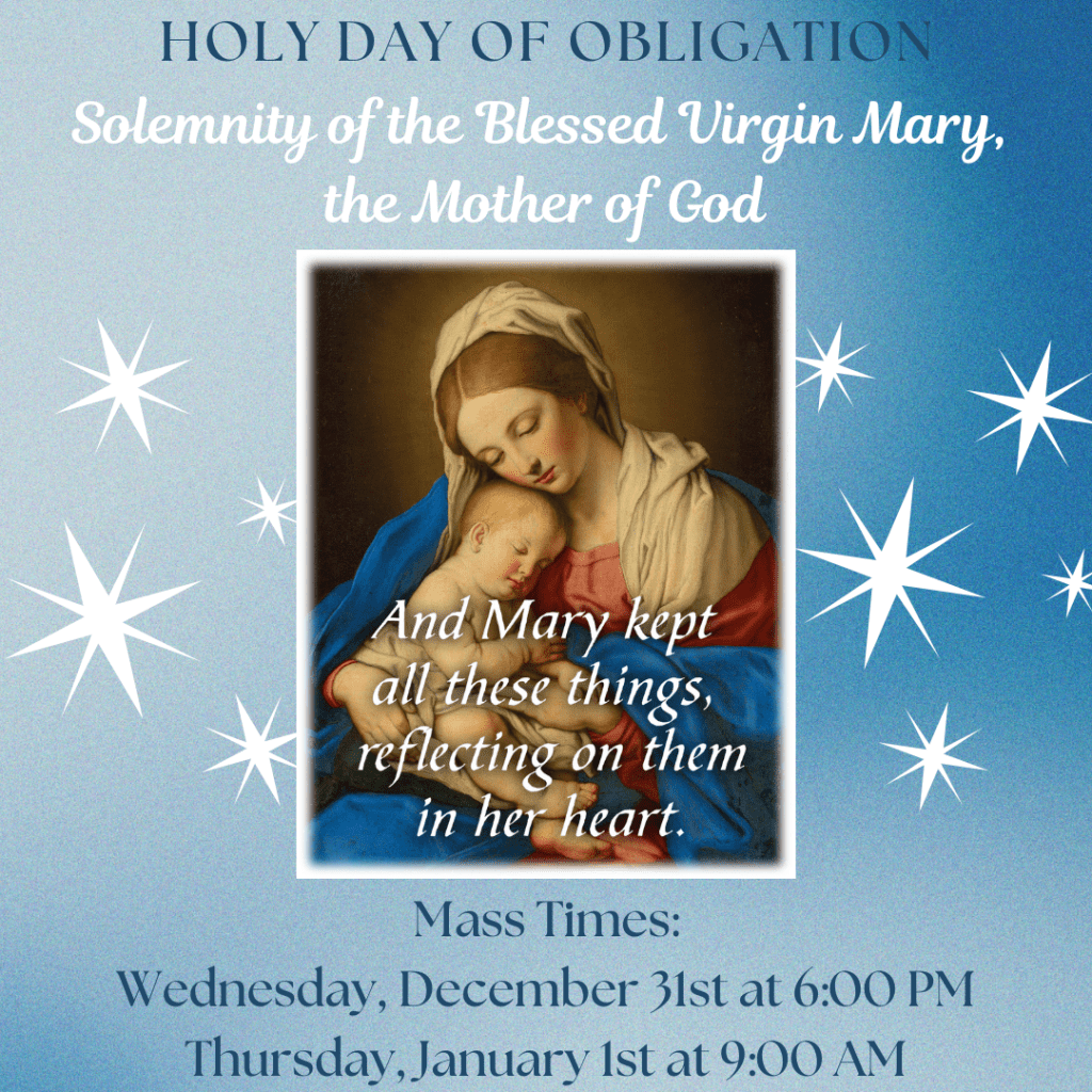 Solemnity of Mary, the Holy Mother of God