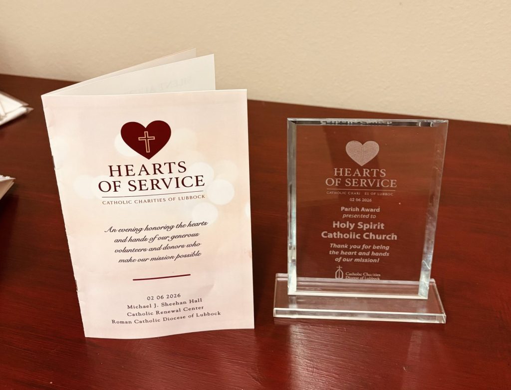 Hearts of Service Parish Award